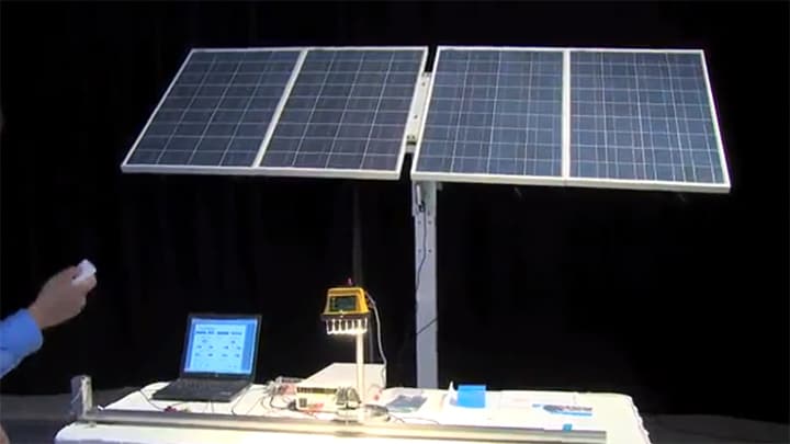 Solar Panel Tracker Control Using the MC34932 Dual H-Bridge Motor Driver